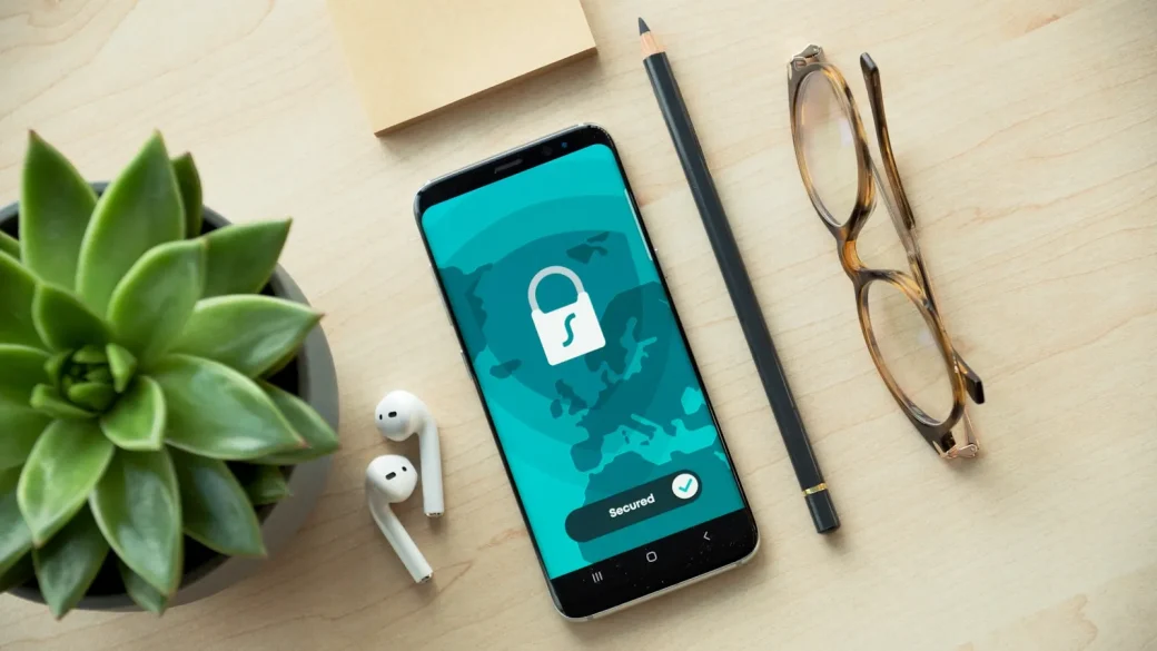 phone screen showing app permission switches