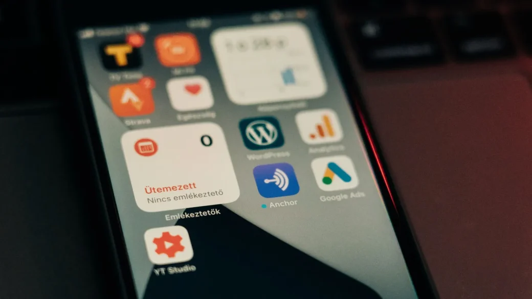 smartphone showing a personalized ad in a feed