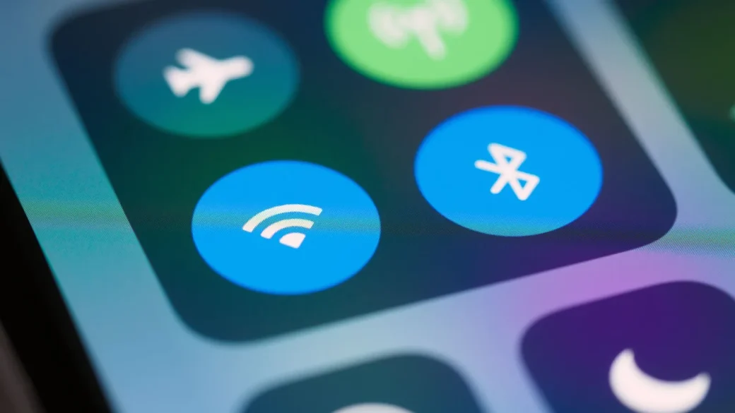 phone screen showing a list of available wifi networks